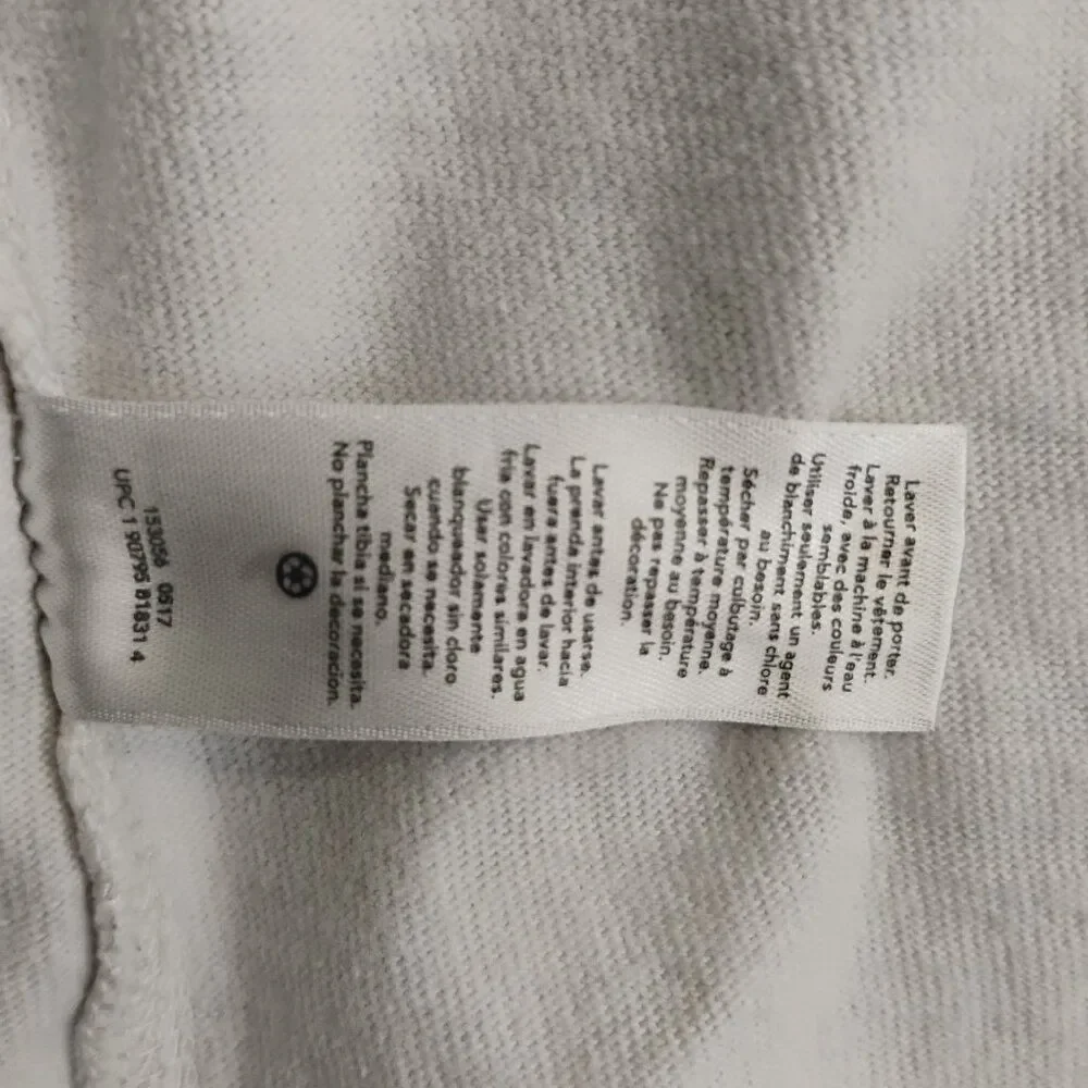 Boys Carters Henley White Long Sleeve Size 6 Shirt